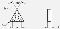 Triangle Negative with Hole