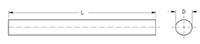 Metric Unground Random Length Solid Carbide Rods - 2