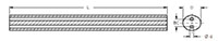 Reduced Between Centers (BC) Random Length Two Straight Coolant Carbide Holes - 2